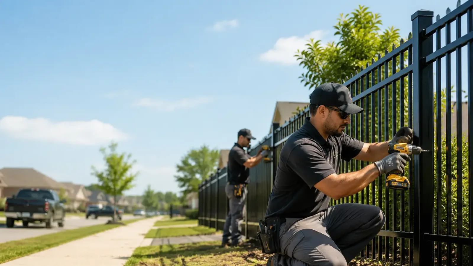 Metal Fence Installation in Pittsford, MI
